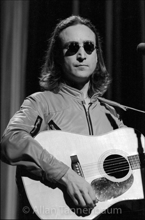 John Lennon Performing 1975 Guitar -Archival Fine Art Print Signed By ...