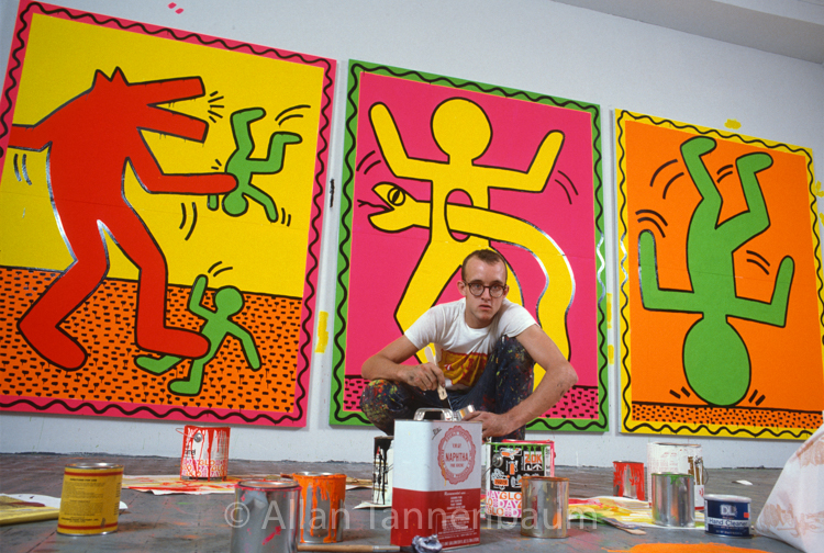 Keith Haring In His Studio - Archival Fine Art Print Signed By The ...