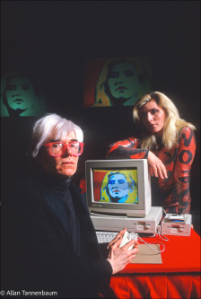 Andy Warhol Debbie Harry Amiga Computer NME - Fine Art Print Signed by the Photographer