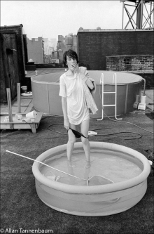 Patti Smith Rooftop Pool - Archival Fine Art Print Signed by the Photographer