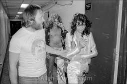 Led Zeppelin Plant and Page Backstage - Archival Fine Art Print Signed by the Photographer