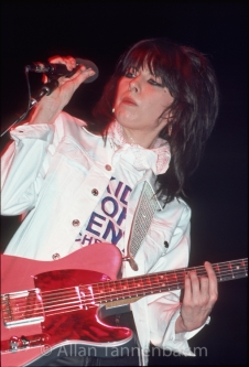Chryssie Hynde Pink Tele -Archival Fine Art Print Signed by the Photographer