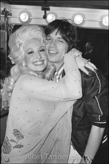 Mick Jagger and Dolly Parton - Archival Fine Art Print Signed by the Photographer